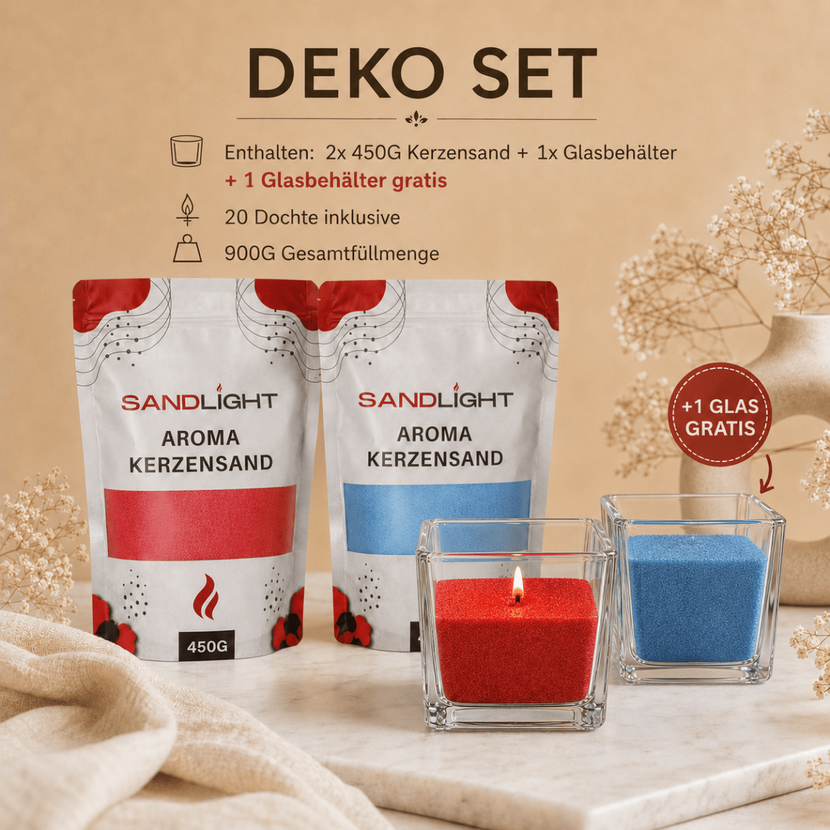 Deko Set - Sandlight