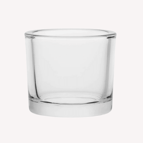 Kerzenglas Rund Transparent - Sandlight